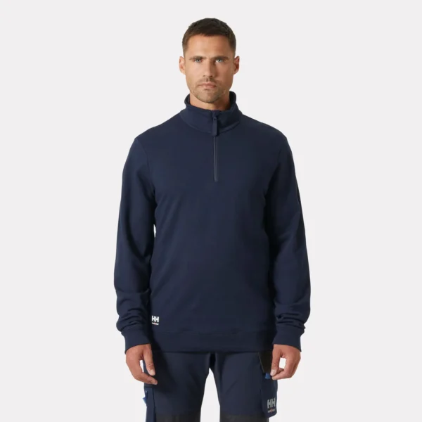 Manchester sweatshirt met halve rits