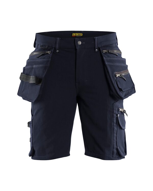 Blåkläder Werkbroek 1988 Short 4-weg stretch met gereedschapszakken
