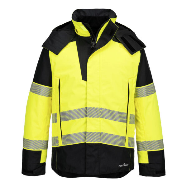 PortWest Werkjas FR606 - PW3 Vlamvertragende Modaflame Regen Hi-Vis winterjas