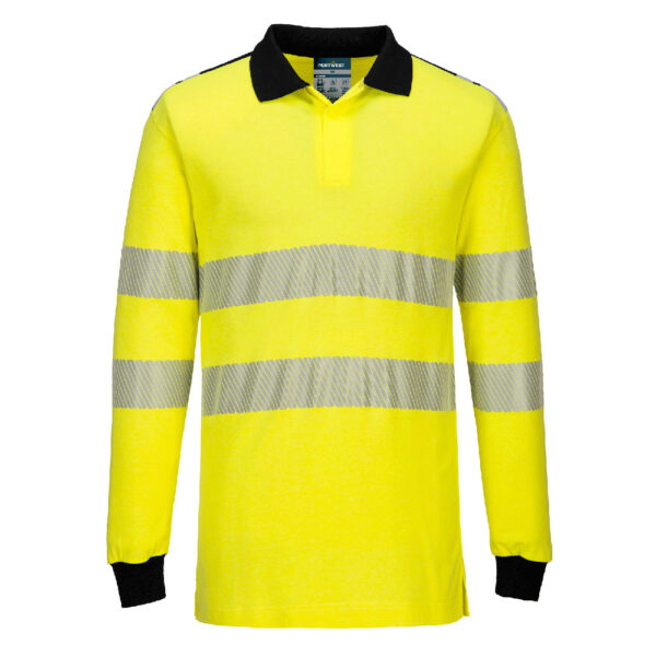 PortWest Poloshirt FR702 - PW3 Vlamvertragende Modaflame Hi-Vis Poloshirt