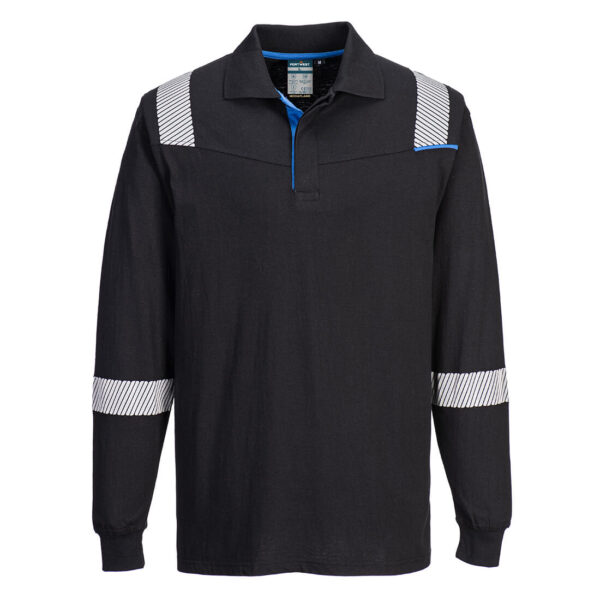 PortWest Sweater FR711 - WX3 Vlamwerende Polo met lange mouwen
