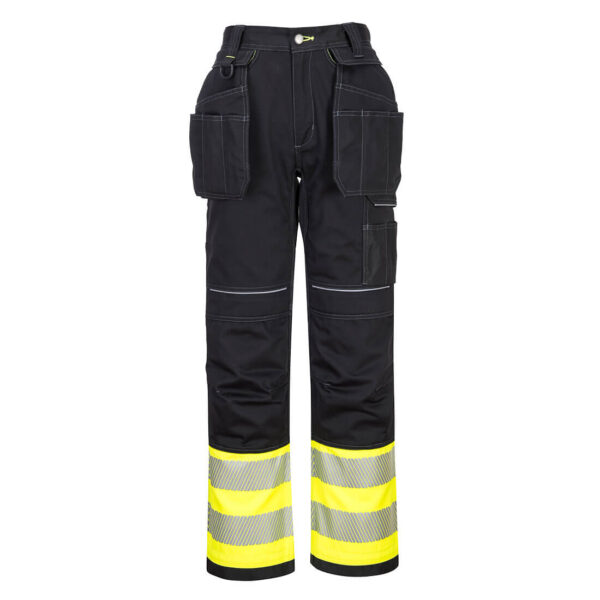 PortWest Werkbroek PW307 - PW3 HiVis Holsterbroek Klasse 1 - Afbeelding 2