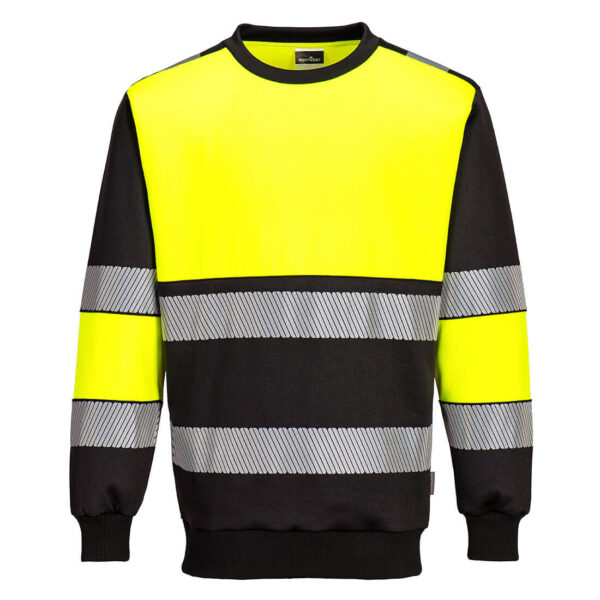 PortWest Sweater PW376 - PW3 Hi-Vis klasse 1 Sweatshirt - Afbeelding 2