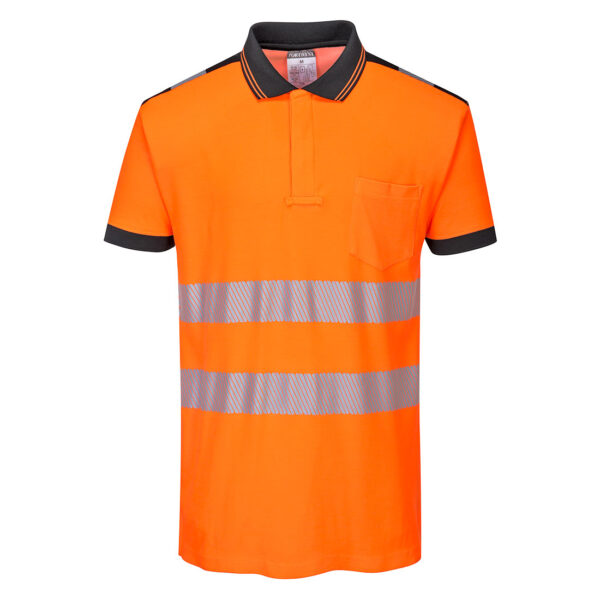 PortWest T-Shirt T180 - PW3 Hi-Vis Poloshirt Korte Mouw