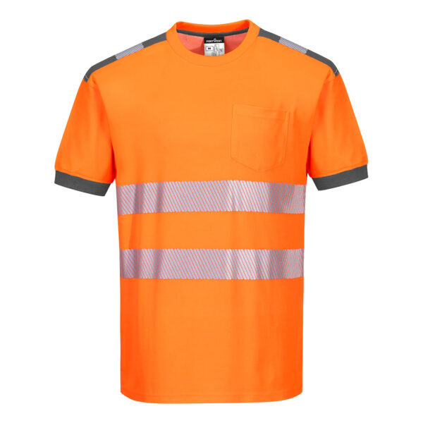 PortWest T-Shirt T181 - PW3 Hi-Vis Vision T-shirt korte mouw - Afbeelding 7