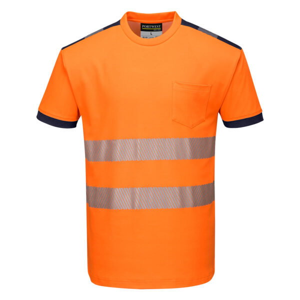 PortWest T-Shirt T181 - PW3 Hi-Vis Vision T-shirt korte mouw - Afbeelding 6