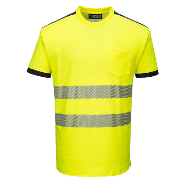 PortWest T-Shirt T181 - PW3 Hi-Vis Vision T-shirt korte mouw - Afbeelding 4