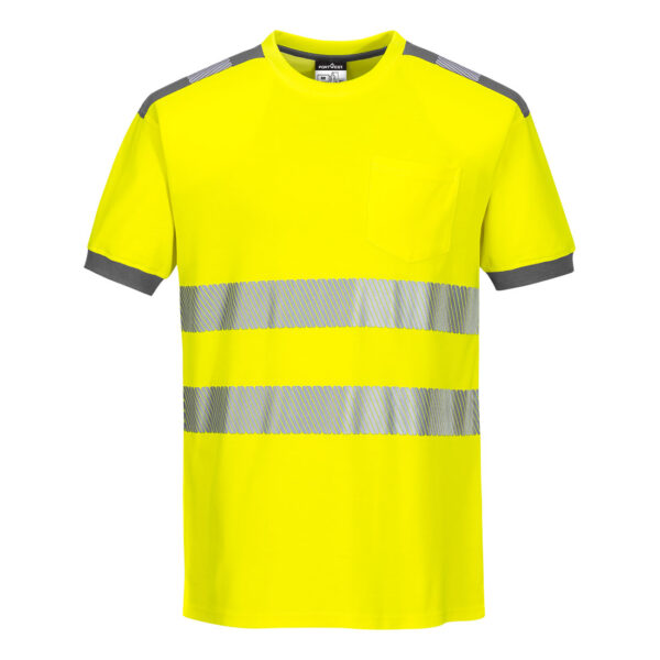 PortWest T-Shirt T181 - PW3 Hi-Vis Vision T-shirt korte mouw - Afbeelding 3