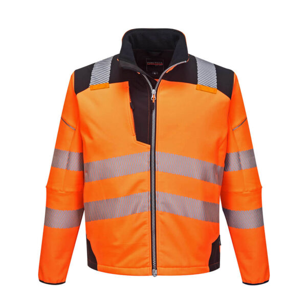 PortWest Werkjas T402 - PW3 Hi-Vis Softshell Jack