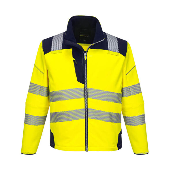 PortWest Werkjas T402 - PW3 Hi-Vis Softshell Jack - Afbeelding 2
