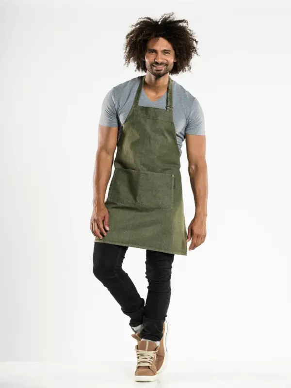 Chaud Devant Schort Bib Apron Base W70 - L75 - Afbeelding 4