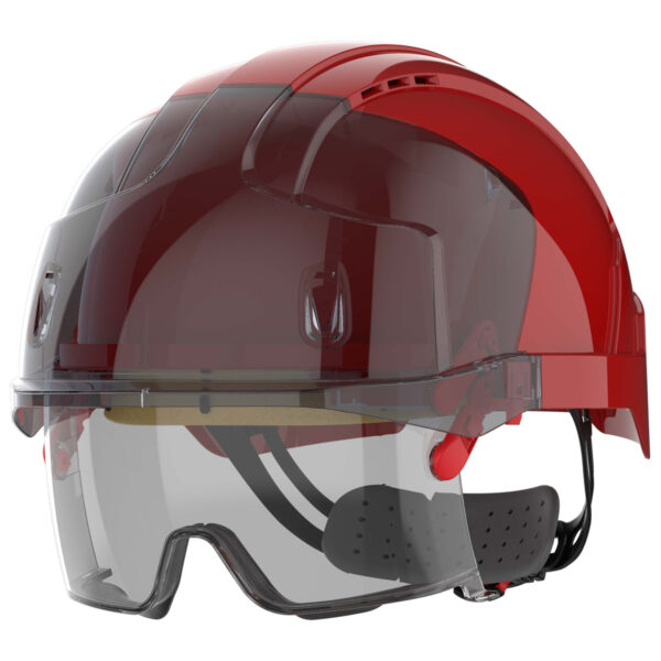 JSP Veiligheidshelm EVO® VISTAlens®AMB170 geïntegreerde bril - Geventileerd - Afbeelding 7