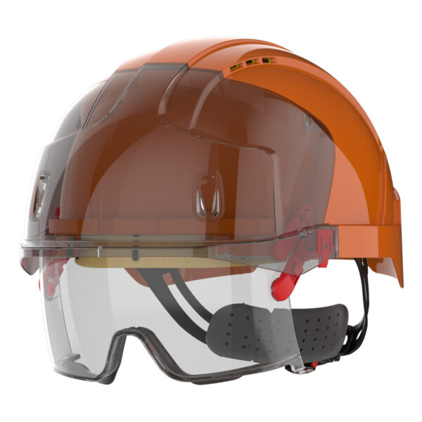 JSP Veiligheidshelm EVO® VISTAlens®AMB170 geïntegreerde bril - Geventileerd - Afbeelding 2