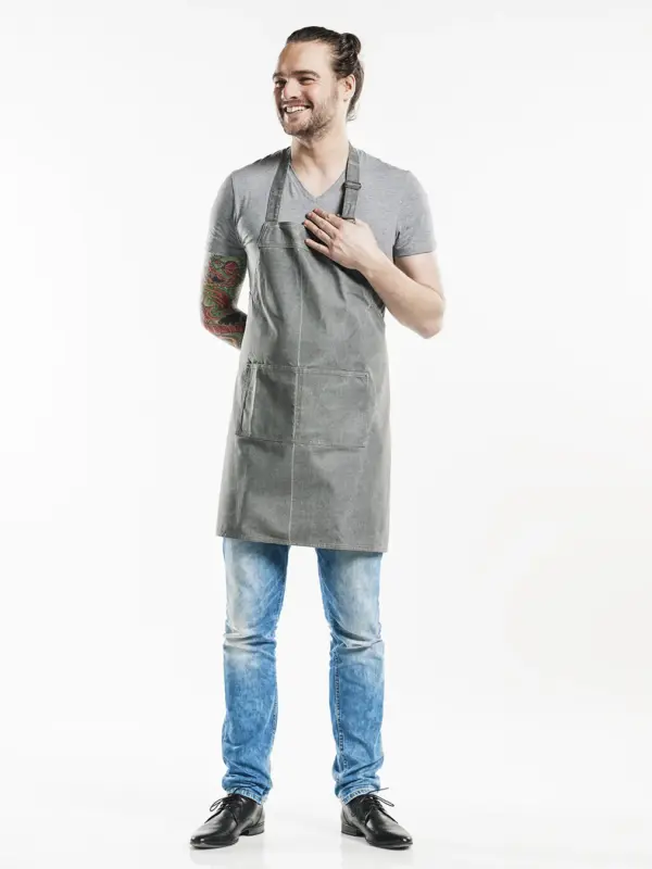 Chaud Devant Schort Bib Apron Base W70 - L75 - Afbeelding 2