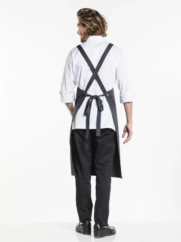 Chaud Devant Schort Bib Apron Cross W85-L100 - Afbeelding 5