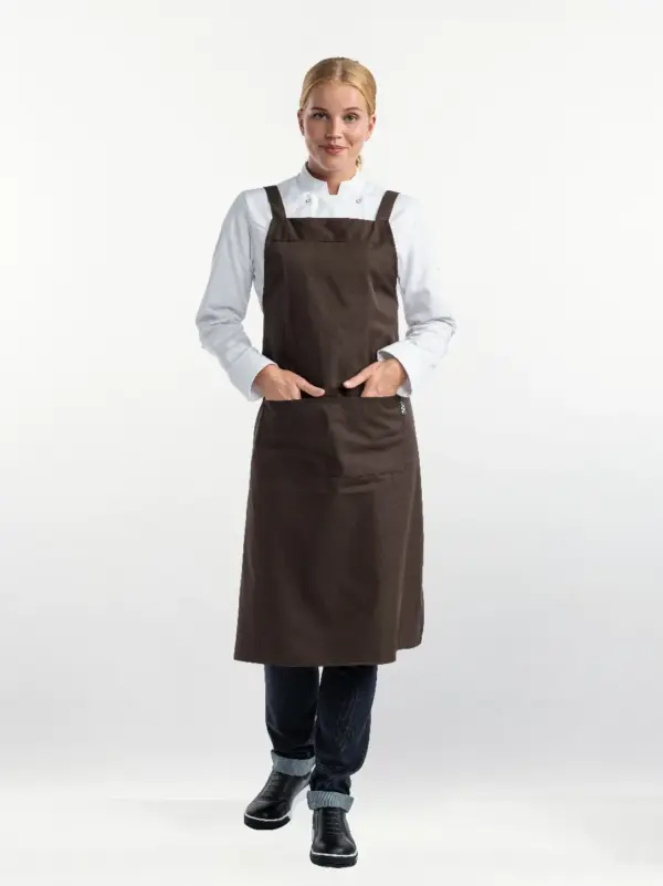 Chaud Devant Schort Bib Apron Cross W85-L100 - Afbeelding 7