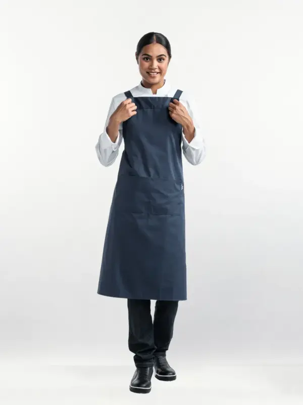 Chaud Devant Schort Bib Apron Cross W85-L100 - Afbeelding 8
