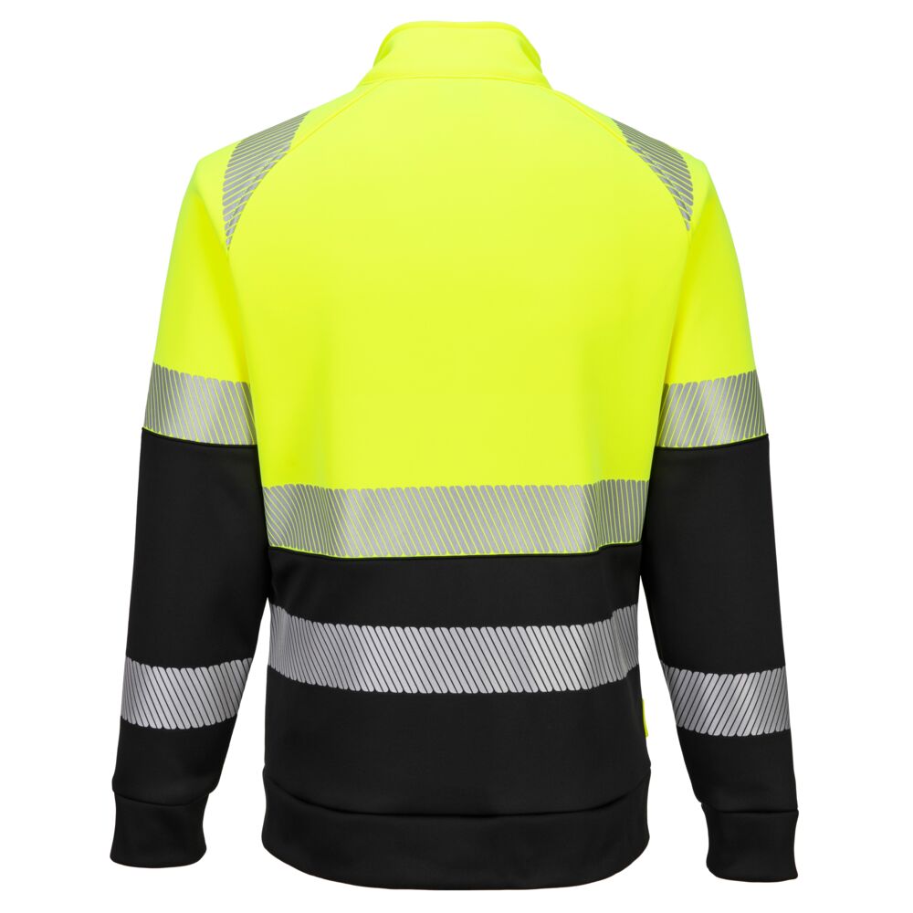DX490 - DX4 Hi-Vis klasse 1 Sweatshirt met rits Oranje/zwart Portwest - Afbeelding 4