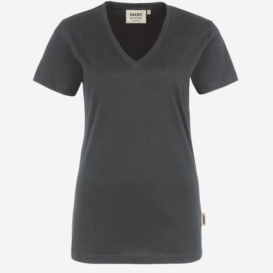 Nr. 0126 HAKRO dames V-shirt klassiek - Afbeelding 4