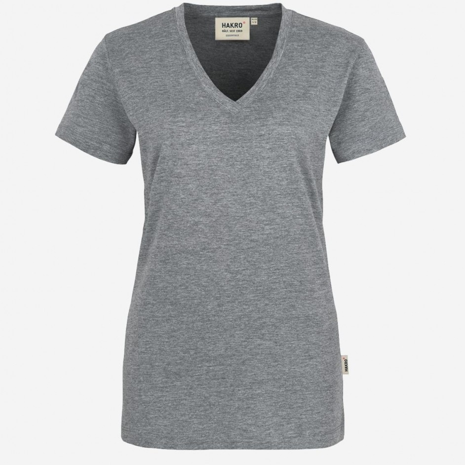 Nr. 0126 HAKRO dames V-shirt klassiek - Afbeelding 5