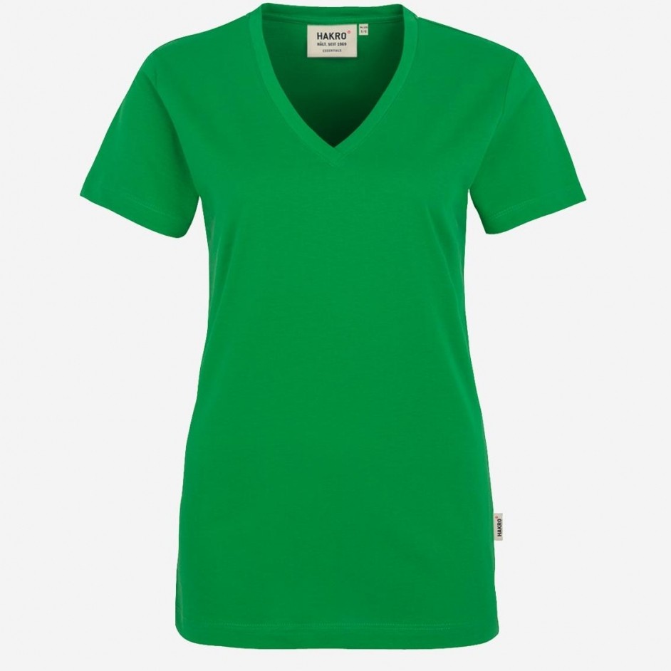 Nr. 0126 HAKRO dames V-shirt klassiek - Afbeelding 3