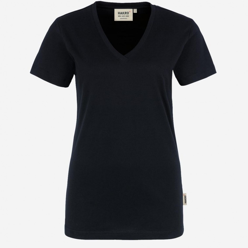 Nr. 0126 HAKRO dames V-shirt klassiek - Afbeelding 7