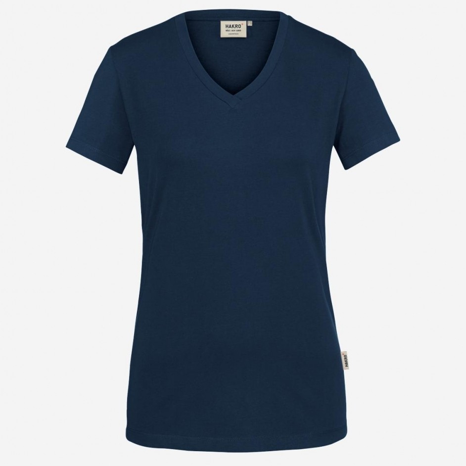 HAKRO Dames Stretch V-shirt 0172 - Afbeelding 2